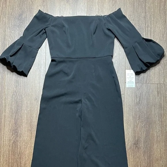 white off shoulder jumper dress DIEDRE JUMPER DRESS